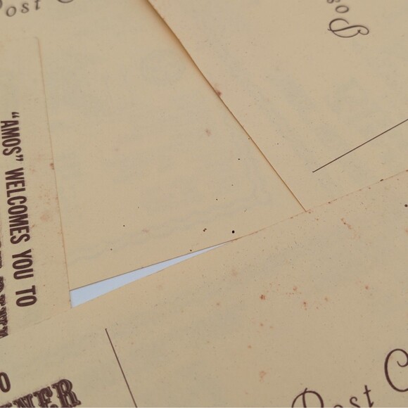 Vintage 80s Zinn’s Country Diner 4 Postcards Amos Denver Pennsylvania Dutch 9x6 - Picture 10 of 11